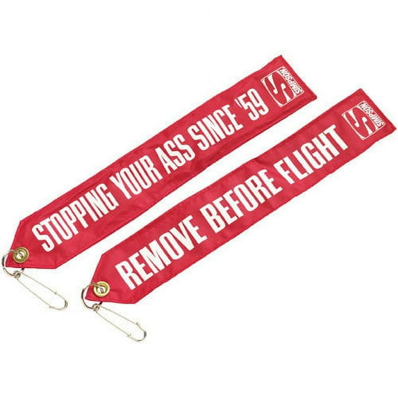 Simpson Racing CHUTEFLAG Racing Parachute Flag - 2 inch x 16 inch - Red - Each