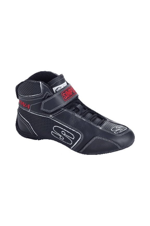Racing DA600W DNA Racing Shoes Adult 6 Black/White Pair