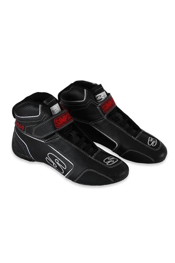Racing DA750W DNA Racing Shoes Adult 7-1/2 Black/White Pair