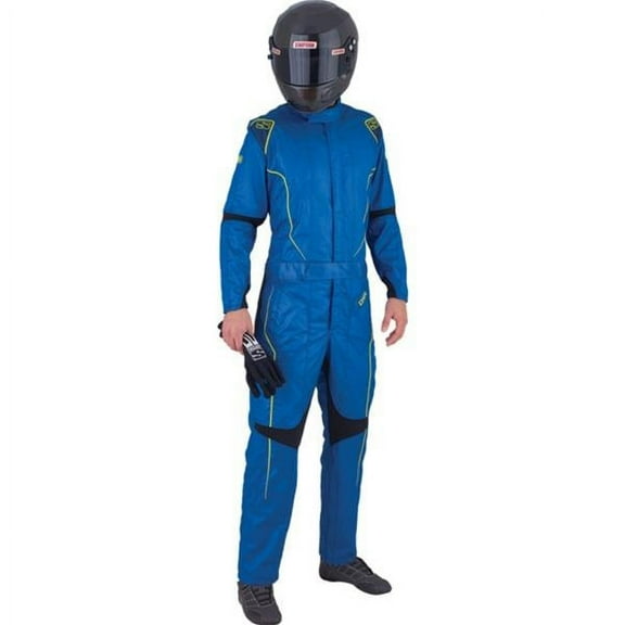 Simpson Racing DNA04101 DNA Standard 3 Layer Suit - Adult Small - Blue