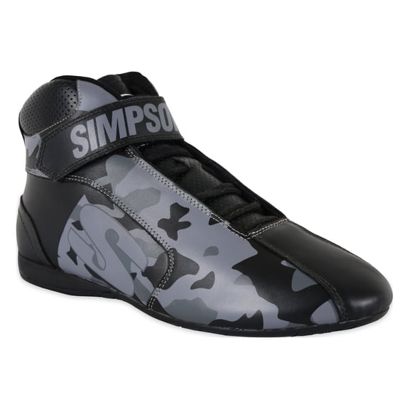 Simpson Racing DX2145K DNA X2 Shoes Pair Adult Size 14.5 Blackout