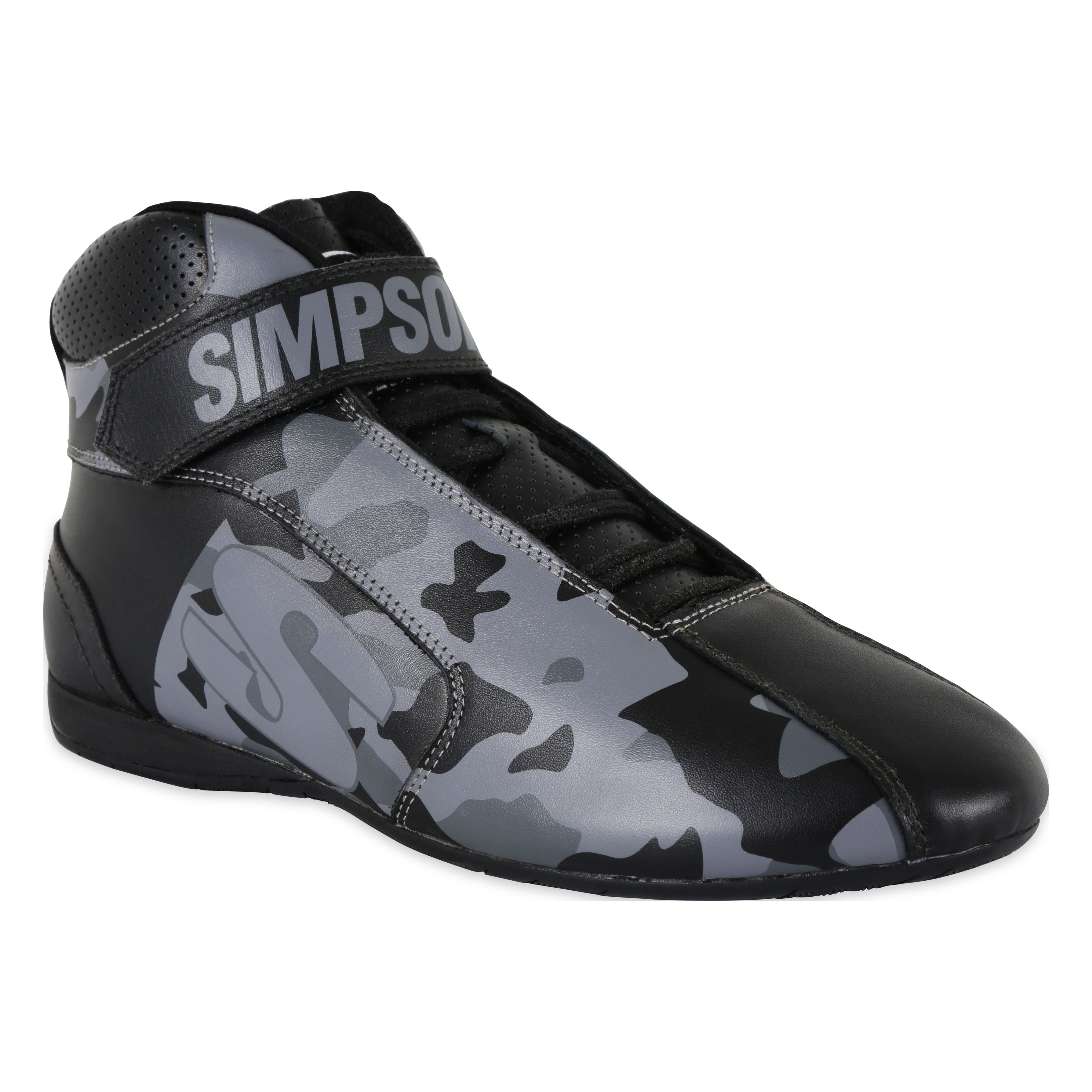 Simpson Racing DX2850K DNA X2 Shoes Pair Adult Size 8.5 Blackout