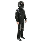 Simpson Racing HXY2421 Helux Racing Suit Youth XL Black/Grey