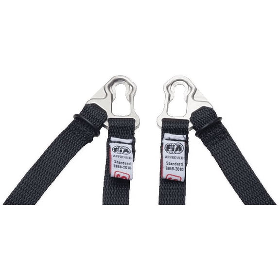 Simpson Racing HYPA Helmet Tether Set - Post Anchor - Hybrid/Hybrid Sport - Pair