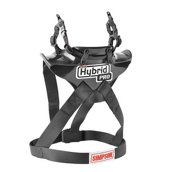 Simpson Racing HYPLLRG11M61FIA Hybrid Pro Lite Head Restraint - FIA 8858-2010 - Large - Each