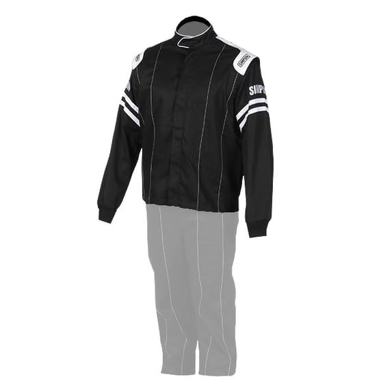 Simpson Racing L202372 Legend II Racing Jacket Adult Large Black