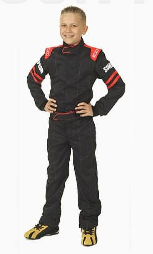 Simpson Racing LY23471 Legend II (SFI-1) Racing Suit - Youth XL - Black ...