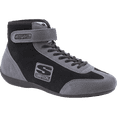 thumbnail image 1 of Simpson Racing MT135BK Mid Top SFI 3.3/5 Racing Shoes Mens Size 13.5 Black/Gray, 1 of 1