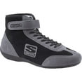 thumbnail image 1 of Simpson Racing MT900BK Mid Top SFI 3.3/5 Racing Shoes Mens Size 9 Black/Gray, 1 of 2