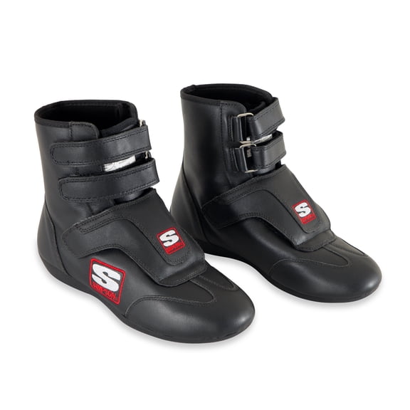 Simpson Racing SP750BK Stealth Sprint Driving Shoes Adult Mens 7-1/2 Black Pair