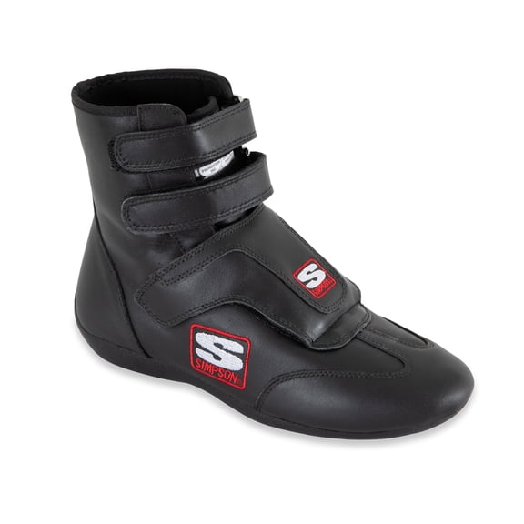 Simpson Racing SP850BK Stealth Sprint Driving Shoes Adult Mens 8.5 Black Pair