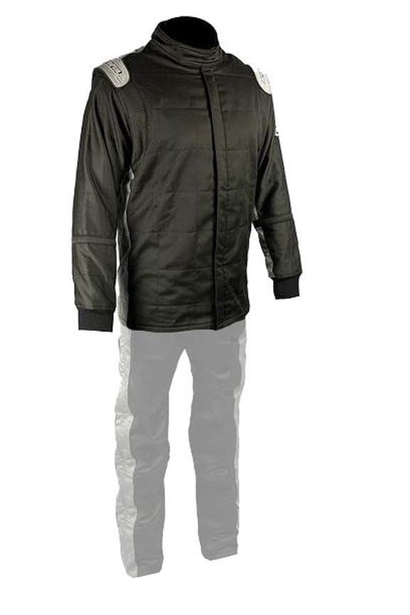 Racing T102324 Titan (SFI-5) Racing Jacket (Only) - Large - Black/Pewter