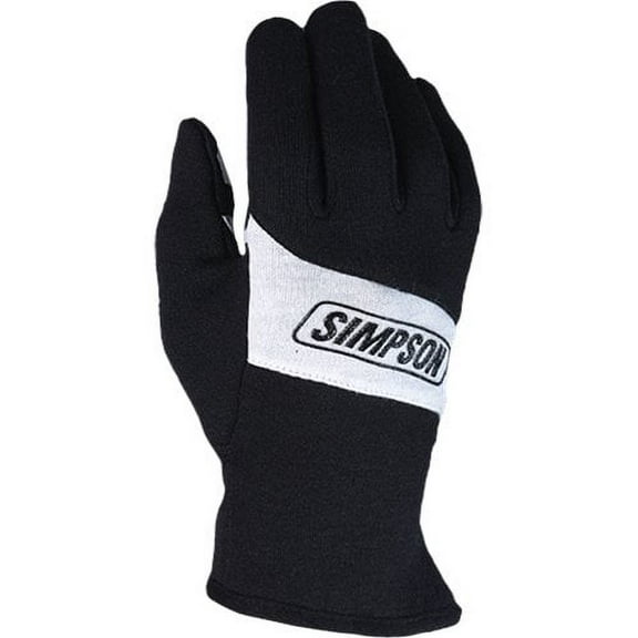 Simpson Racing YGYLK Young Gun Youth Race Gloves Large Black