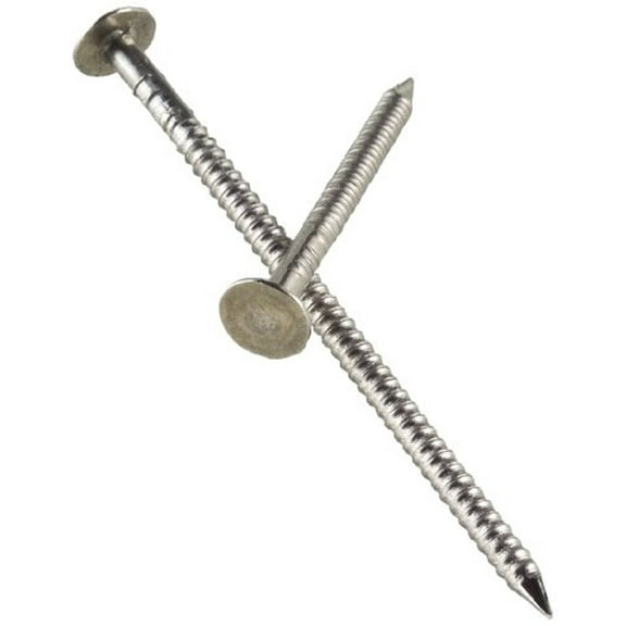 Simpson S1010ARN1 10D Roofing Tile&Slating Nails 3"&10ga,Ring Shank,SS,1LB,78PC