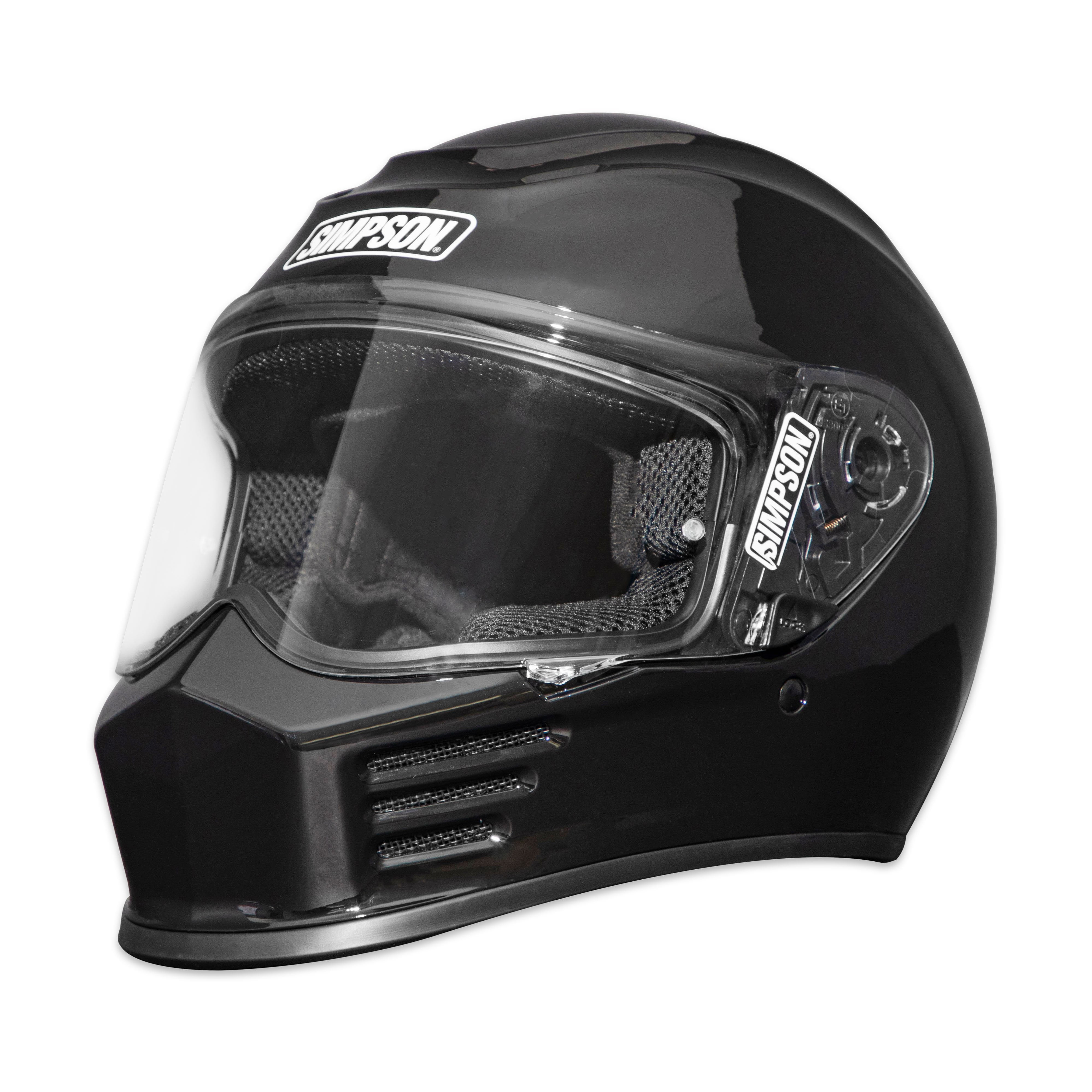 Simpson SPBXL2 Speed Bandit Motorcycle Helmet Adult XL Black