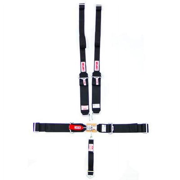 Simpson Safety 29064BKH, Harness Set 5Pt Hans L/L W/A P/D Black Performance