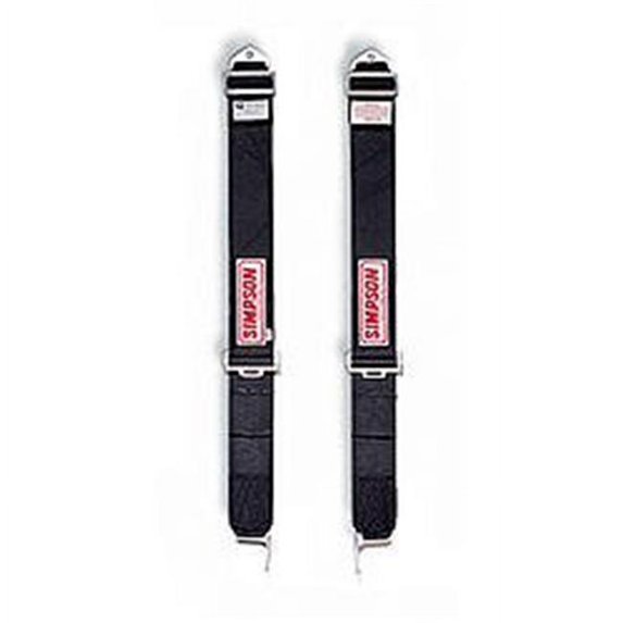 Simpson Safety 31012BK Latch & Link Bolt-In Submarine Belt - Black