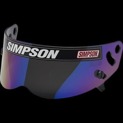 Simpson Safety 89402, Shield Iridium/Metalized Bandits/ Diamond Back 0