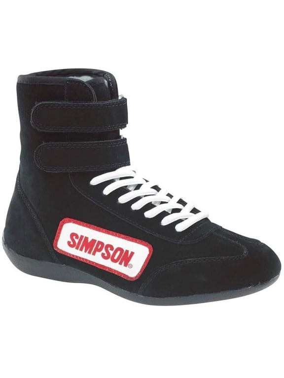 Safety High Top Shoes - Black - Size 10
