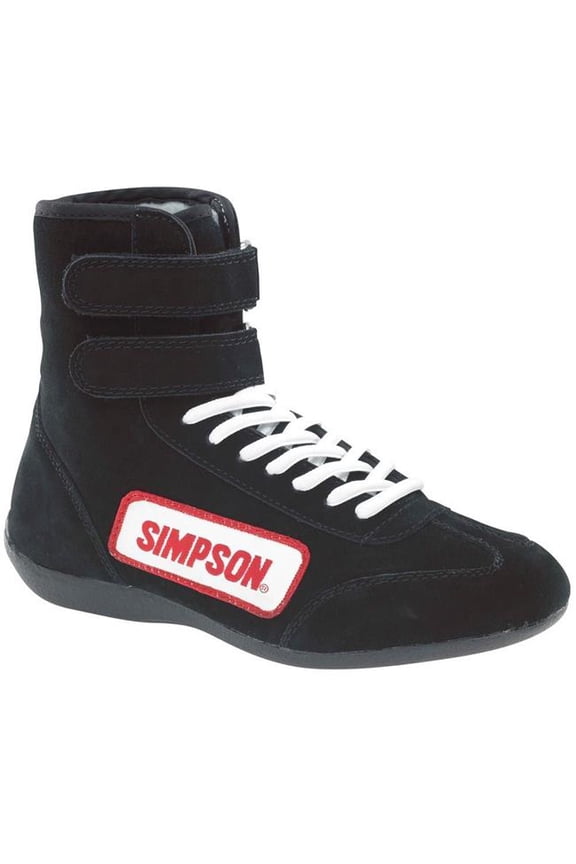Safety High Top Shoes, Black - Size- 9.5