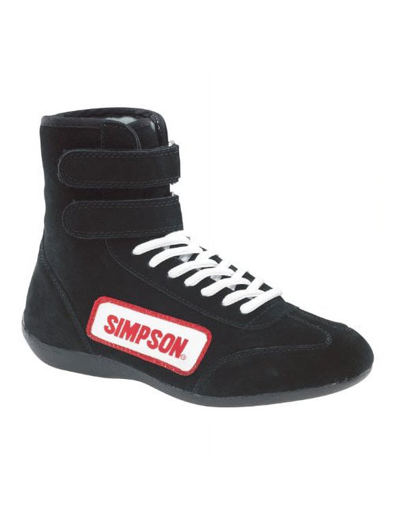 Safety SIM28900BK High Top Shoes, Size 9 - Black