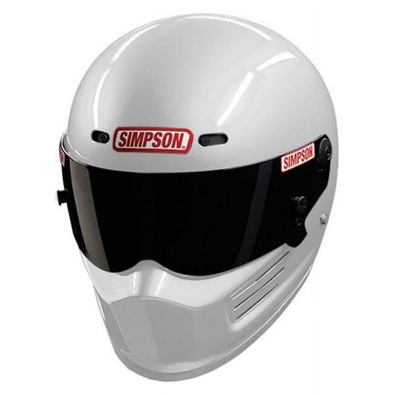 Simpson Safety SIM7210031 Super Bandit SA2020 Helmet, White - Large