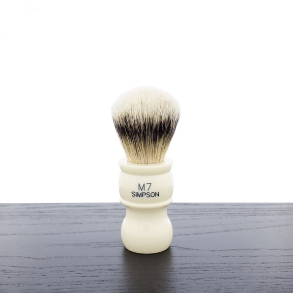 Simpson Shaving SB-SIM-M7S Simpson M7 Super Shaving Brush, Ivory