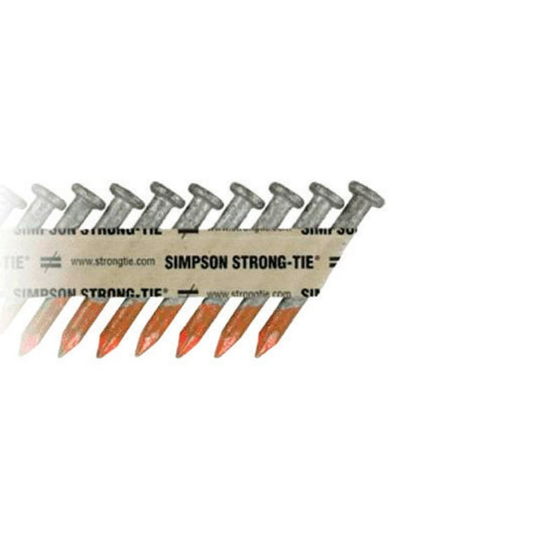 Simpson Strong-Tie 1-1/2 in. Connector Hot Dipped Galvanized Steel Nail Round Head Simpson Strong-Tie 1-1/2 in. Connector Hot Dipped Galvanized Steel Nail Round Head