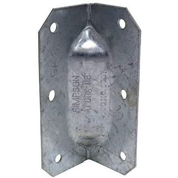 Simpson Strong-Tie 1.3 in. W x 3.3 in. L Galvanized Steel Gusset Angle