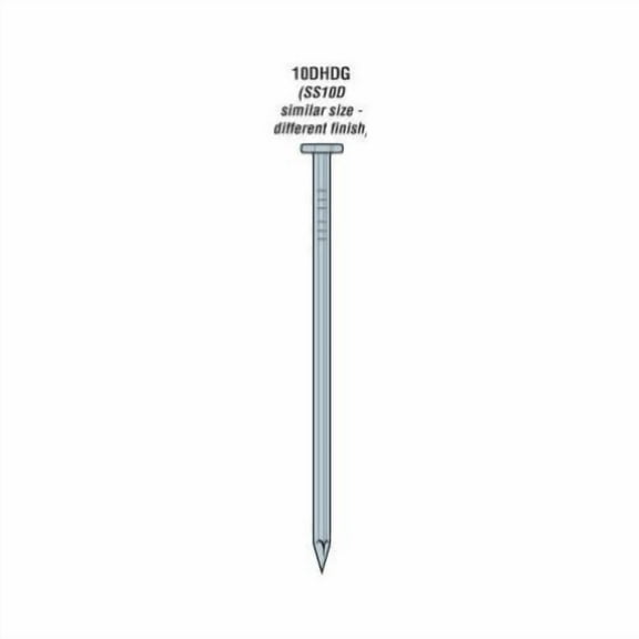 Simpson Strong-Tie SCN Series 10DHD-R Connector Nail, 5 lb Package, 10D Penny, 3 in L, Full Round Head, 9 ga, 50/PK
