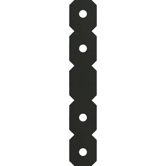 Simpson Strong-Tie 2 In. x 12 In. 12 ga Black Ornamental Strap OS