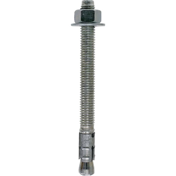 Simpson Strong-Tie 3/8-in x 5-in Concrete Wedge Anchors 40-Pack Construction & DIY Use, Standard Hardware Spec