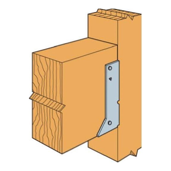Simpson Strong-Tie HUC48 Concealed Flange Hanger, Galvanized Steel, 14 Gauge, 4 x 8-In. - Quantity 1