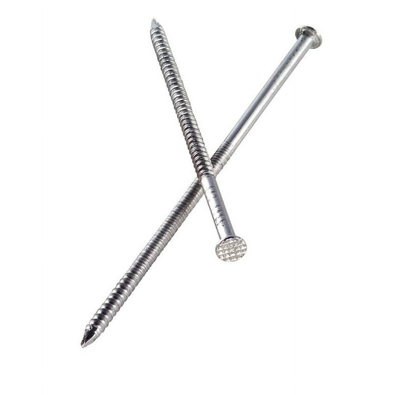 Simpson Strong-Tie 8D 2-1/2 in. Siding Stainless Steel Nail Round Head 1 lb Simpson Strong-Tie 8D 2-1/2 in. Siding Stainless Steel Nail Round Head 1 lb