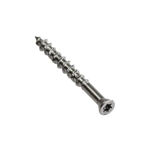 Simpson Strong-Tie 5000202 No. 7 x 1.62 in. Lobe Trim Head Coated Stainless Steel Deck Screws, 1 lbs