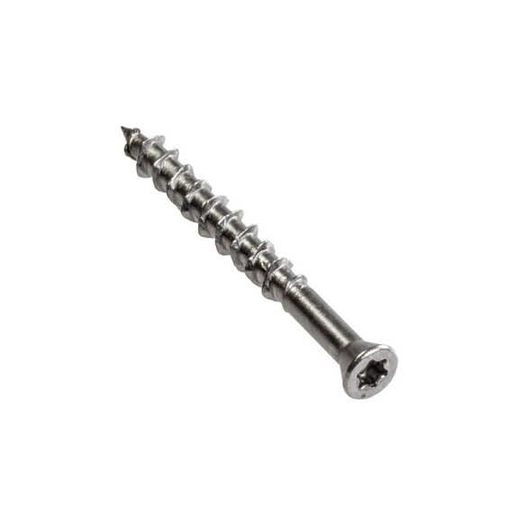 Simpson Strong-Tie 5000202 No. 7 x 1.62 in. Lobe Trim Head Coated Stainless Steel Deck Screws, 1 lbs