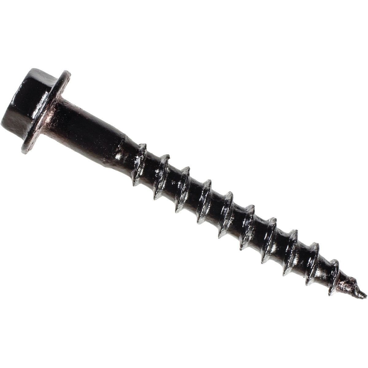 Simpson Strong-Tie 5005066 No.10 x 1.5 in. Hex Wood Screw, Black - Pack of 50