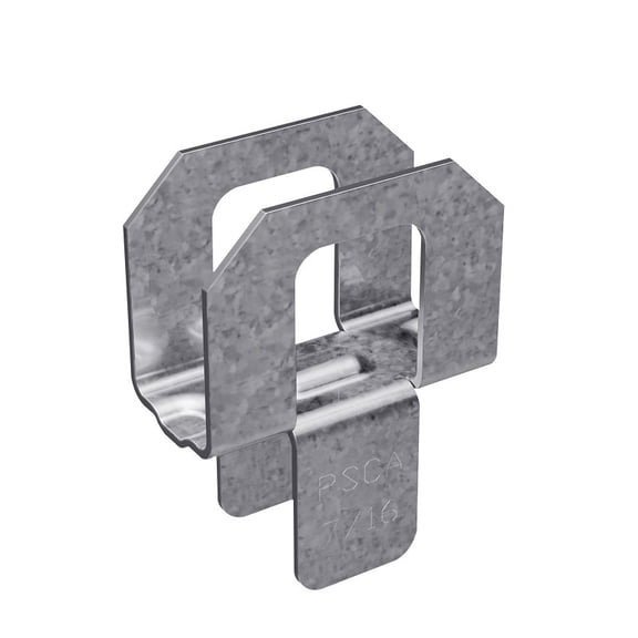 PSCA 7/16-in. 20-Gauge Galvanized Panel Sheathing Clip (250-Qty) Pack of 250
