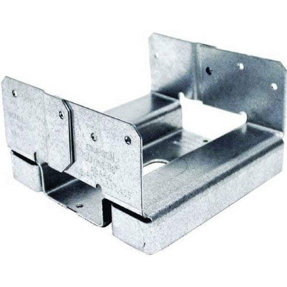 Simpson Strong Tie ABA66Z ZMAX Galvanized 14-Gauge 6x6 Adjustable Post Base 10-per Box