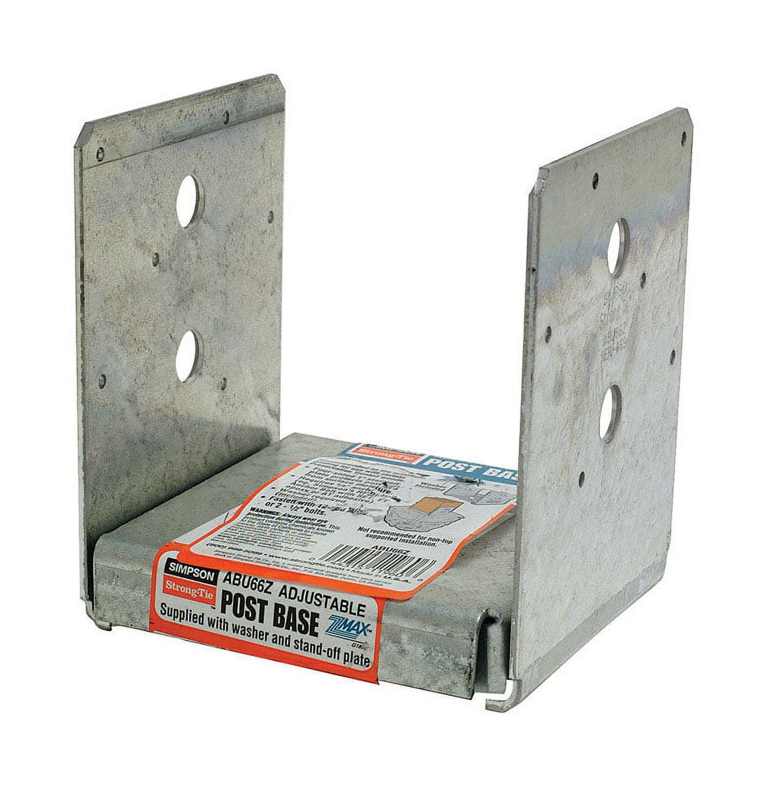 Simpson Strong Tie ABU66Z 6 x 6 Adjustable Post Base ZMAX