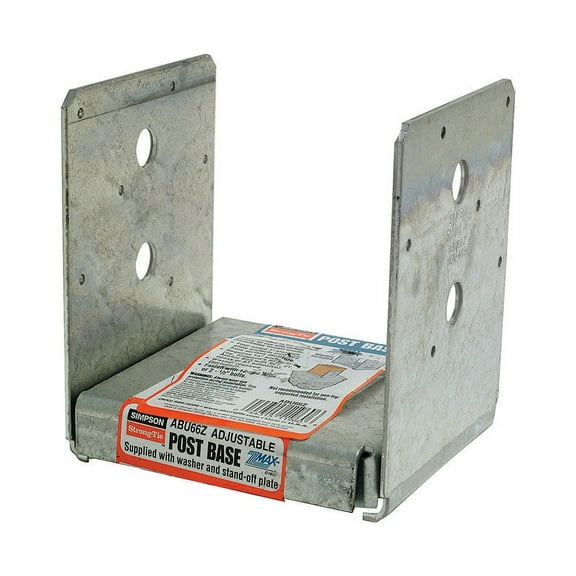 Simpson Strong Tie ABU66Z 6 x 6 Adjustable Post Base ZMAX