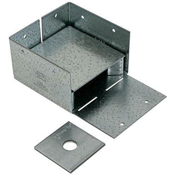 Simpson Strong Tie ABW44Z ZMAX Galvanized 16-Gauge 4x4 Adjustable Post Base 10-per Box