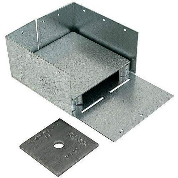 Simpson Strong Tie ABW66Z ZMAX Galvanized 12-Gauge 6x6 Adjustable Post Base 10-per Box