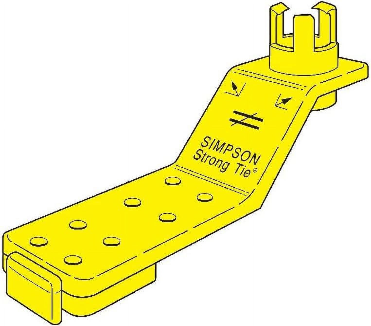 Simpson StrongTie AM 1/2 1/2" Dia. Anchor Bolt Holder Yellow