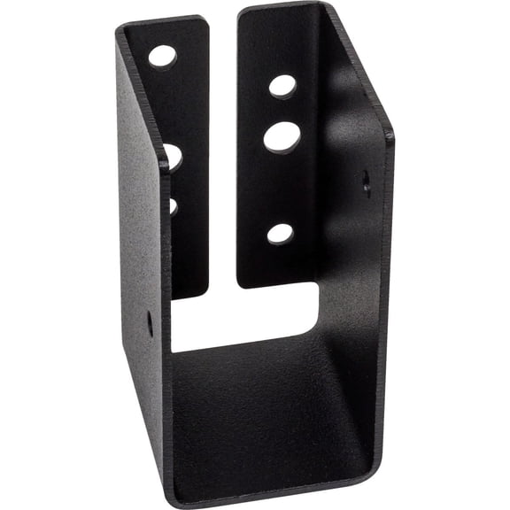 Simpson Strong-Tie Outdoor Accents ZMAX, Black Light Joist Hanger for 2x4 Pack of 12 Residential Use, Standard Application