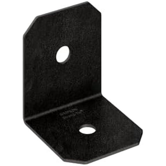 Simpson Strong-Tie APVA4 Outdoor Accents Avant Collection ZMAX, Black Powder-Coated 90 Angle for 4X (Pack of 12)$$Hardware