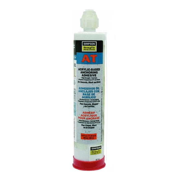 Simpson Strong-Tie AT10 Fast-Pac High-Strength Acrylic-Tie Anchor Adhesive