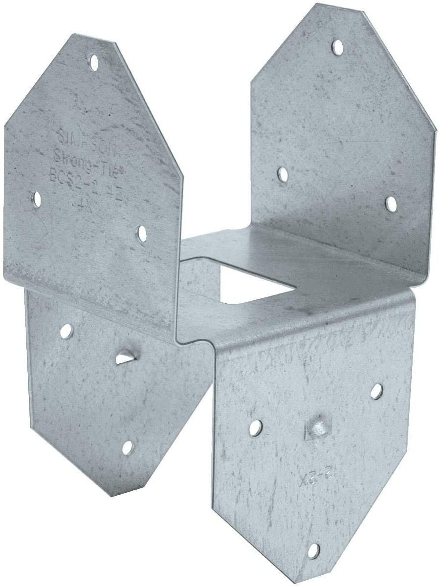 Na Na Simpson Strong-Tie BCS Post Cap and Base - BCS2-2/4Z Pack of 5 ...
