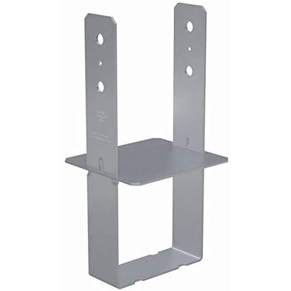Simpson Strong-Tie CB66 6 in x6 in, Steel Rugged Performance Post Brackets Silver 6 Pack
