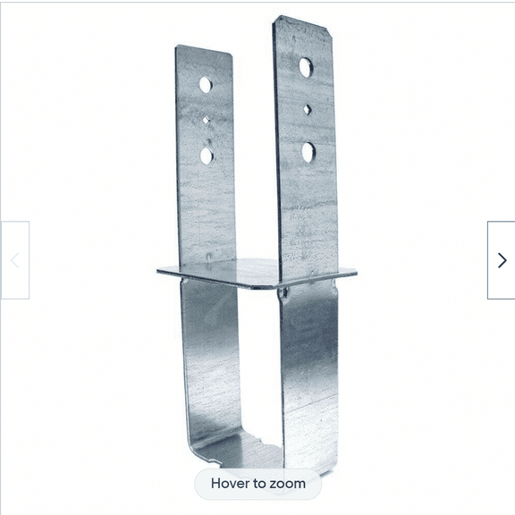 Simpson Strong-Tie Column Base CB88 8x8 Post Base Bracket - 8 x 8  Standard Mounting Hardware, Drop-In Replacement